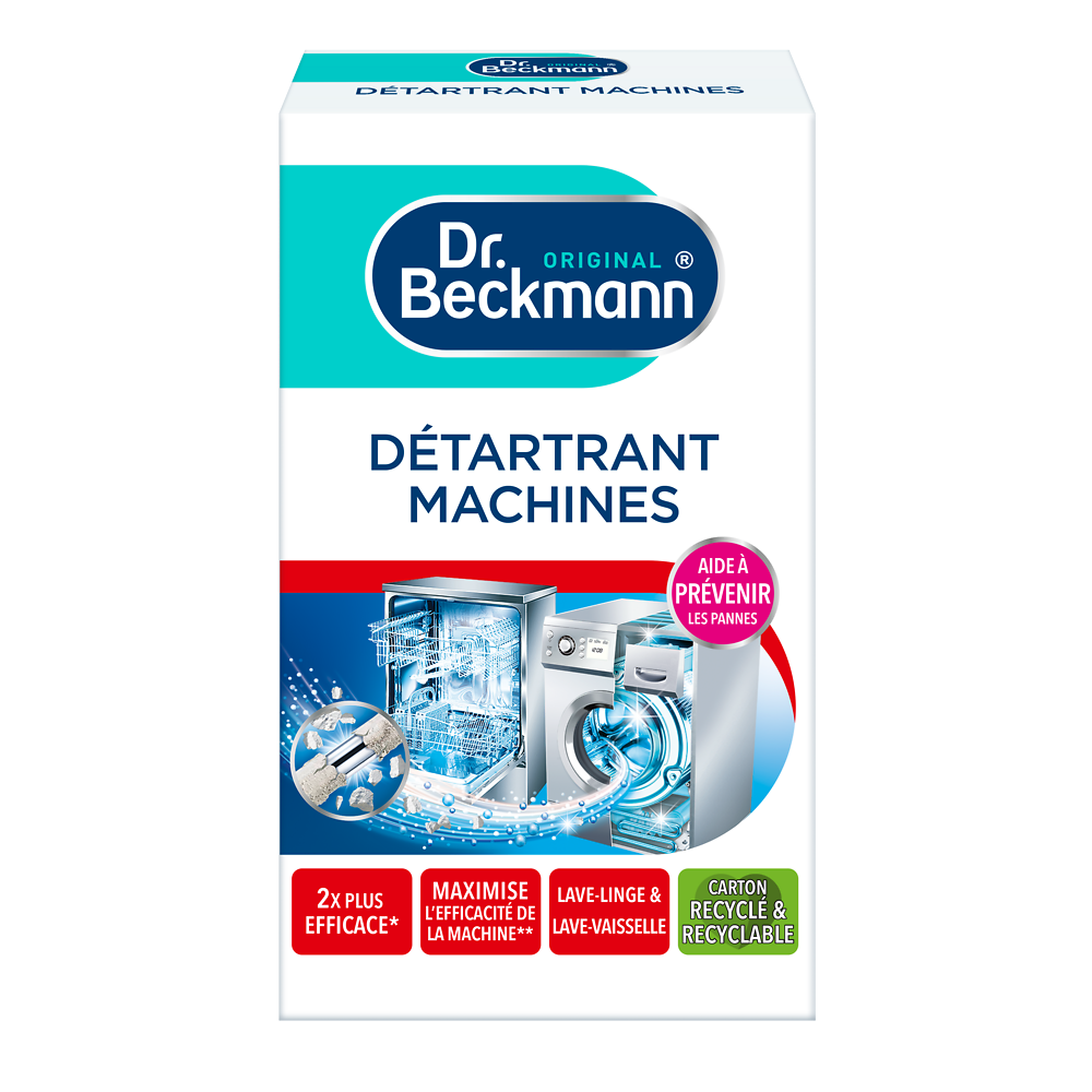 Détartrant machines poudre DR BECKMANN, 2 sachets de 50g