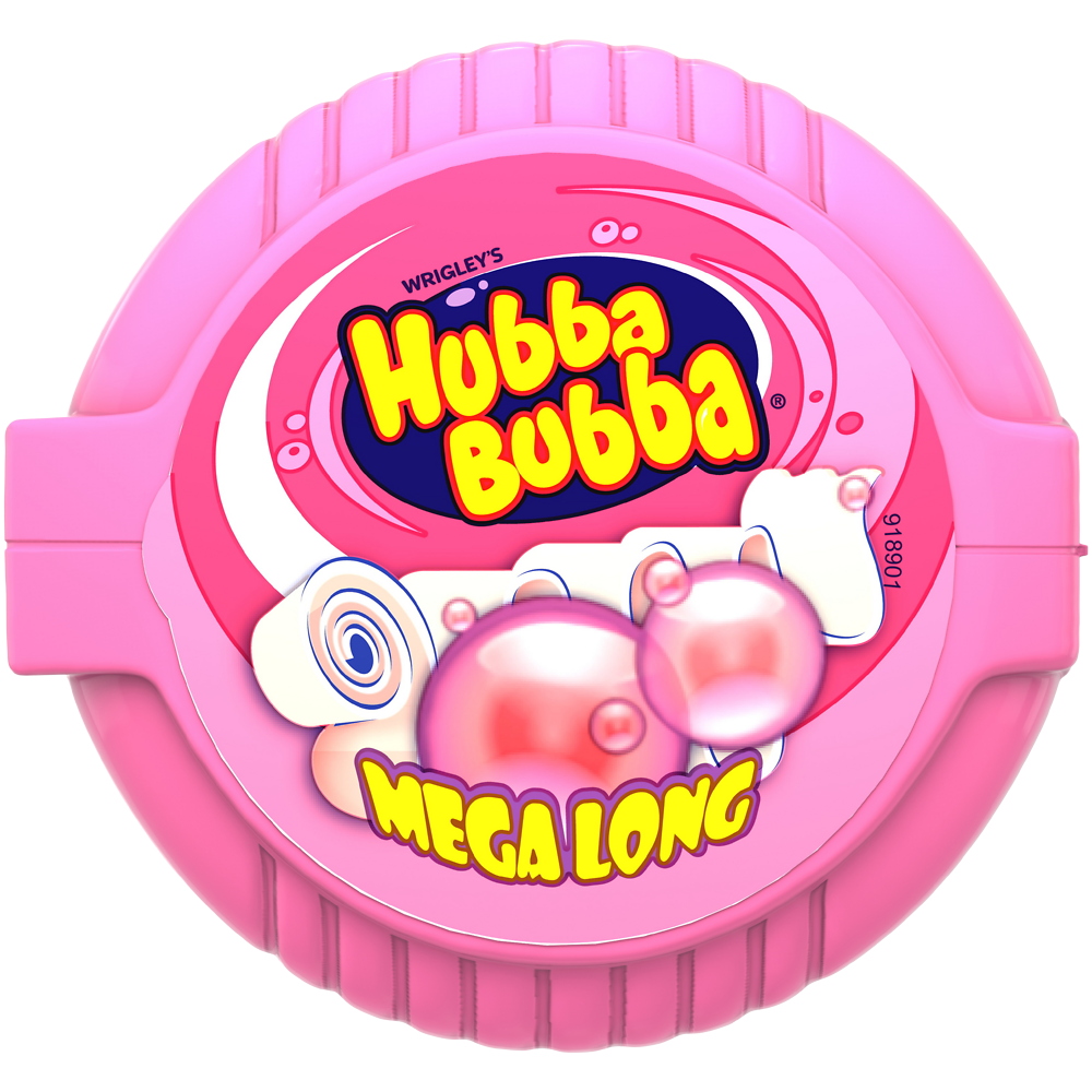 Chewing gum fruits HUBBA BUBBA, rouleau 56g