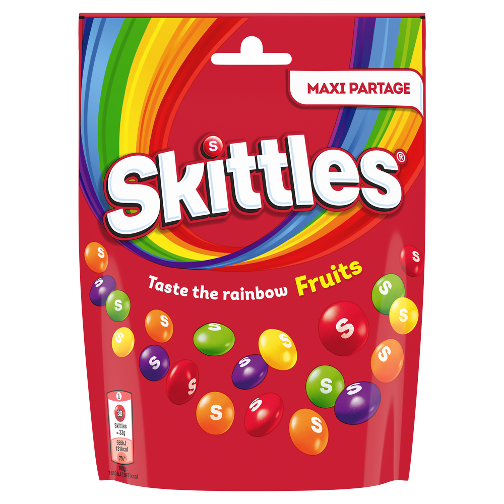 SKITTLES fruits, pochon 318g