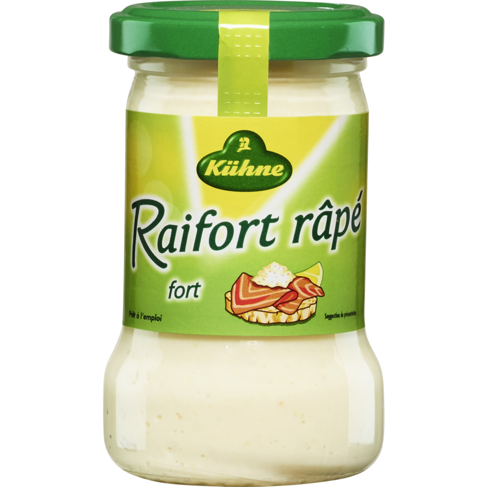 Raifort authentique KUHNE, bocal de 140g