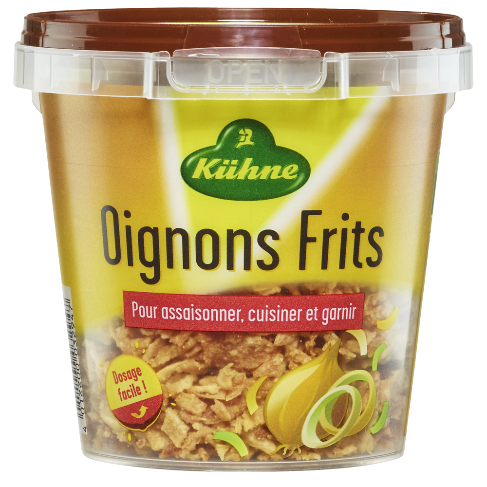 Oignons frits KUHNE, boîte de 100g