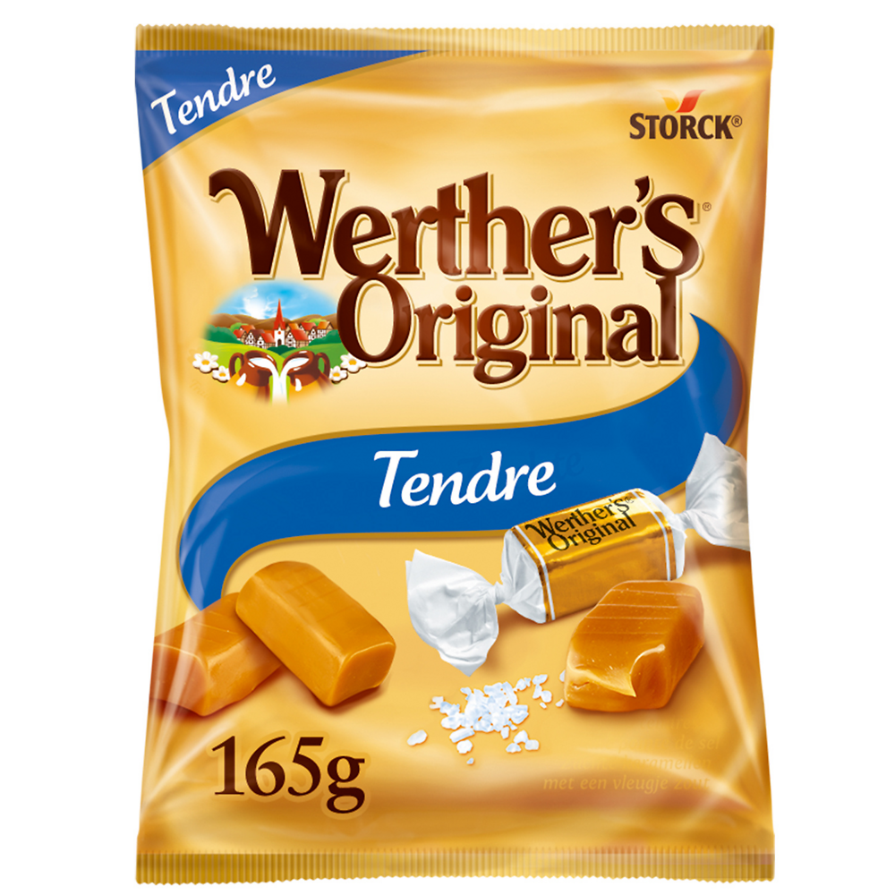 Caramel tendre WERTHER'S ORIGINAL, sachet de 165g