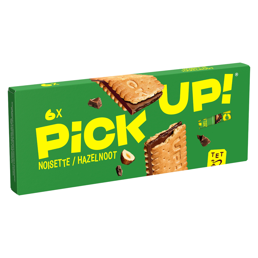 Biscuits noisette Pick-Up BAHLSEN x6, 168g