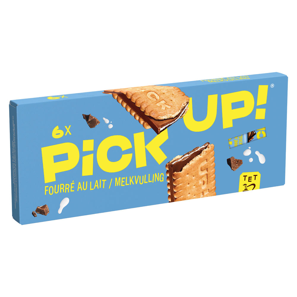 Biscuits au chocolat fourré au lait Pick-Up Bahlsen x6 168g