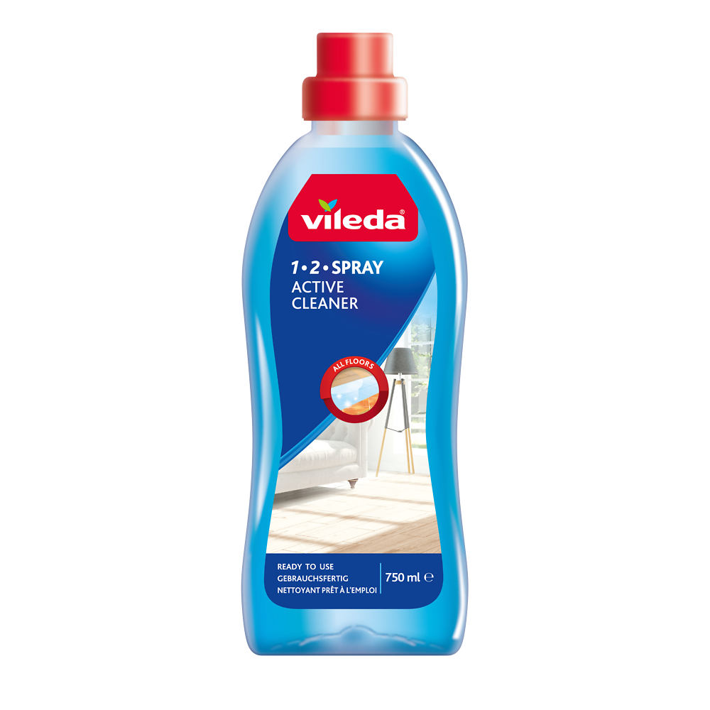 Bouteille nettoyante spray 1.2 VILEDA, recharge de 750ml