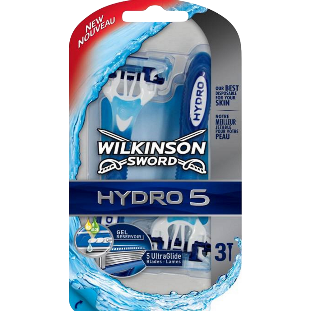 Rasoir jetable hydro 5 WILKINSON, x3