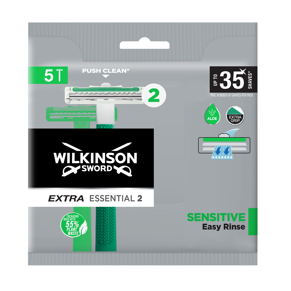 WILKINSON RASOIRS JETABLES 2 LAMES EXTRA ESSENTIAL x5