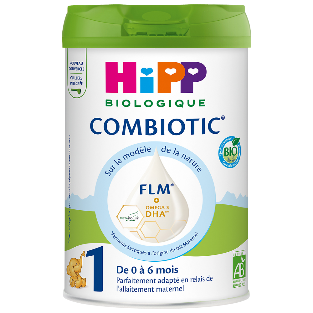 Lait 1er age en poudre BIO 0-6M HIPP COMBIOTIC - 800g