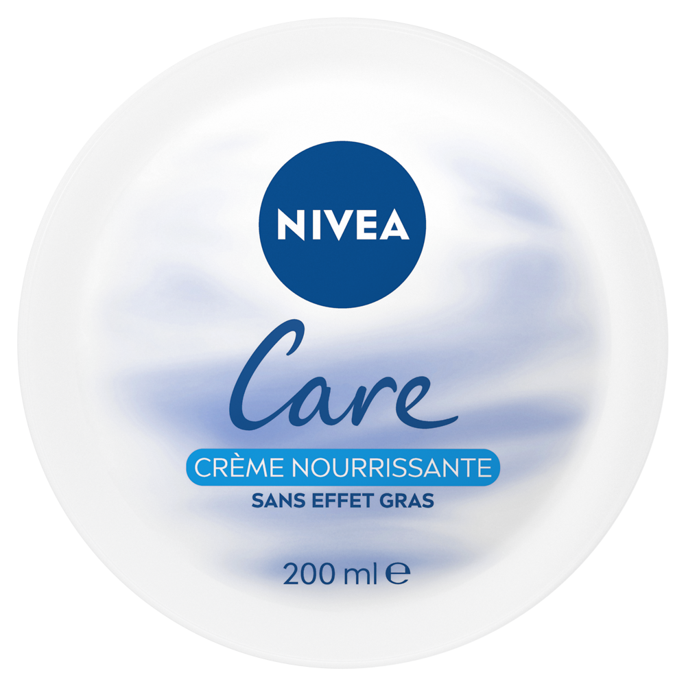 Crème nourrissante visage et corps care NIVEA, pot de 200ml