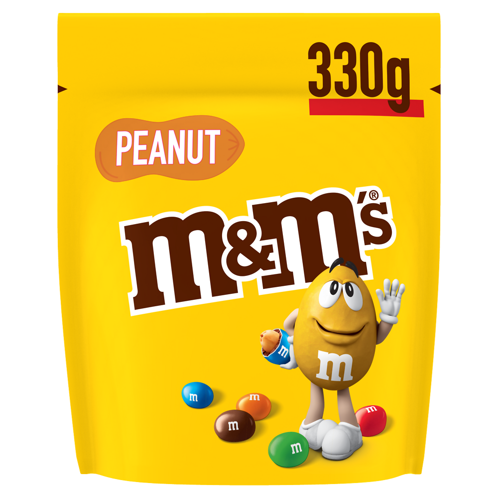 Bonbons chocolat cacahuète M&M's Peanut, 330g