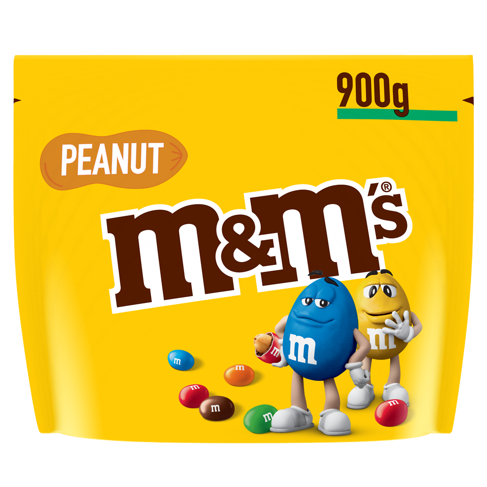 Bonbons chocolat cacahuète M&M's Peanut, 900g