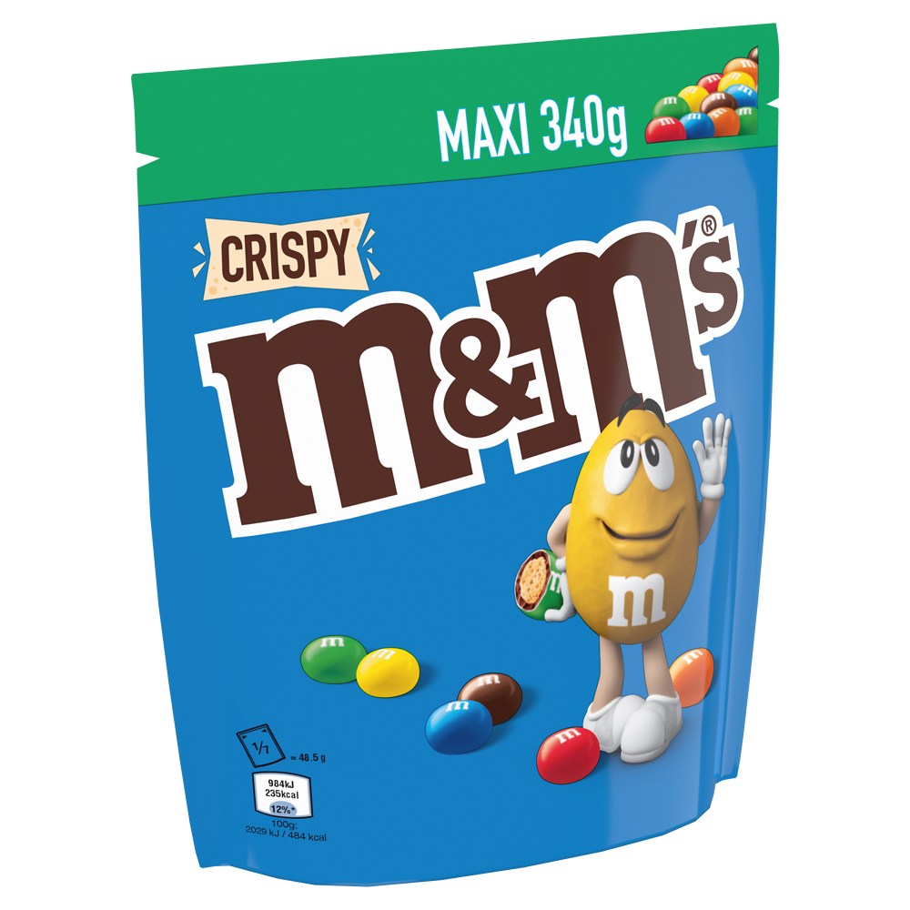 Bonbon M&M'S crispy pochon maxi 340g