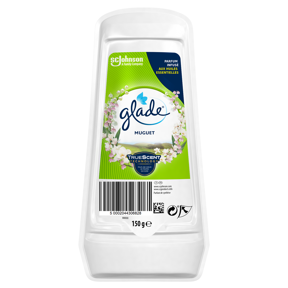 Gel Longue Durée Muguet aux huiles essentielles GLADE, 150g