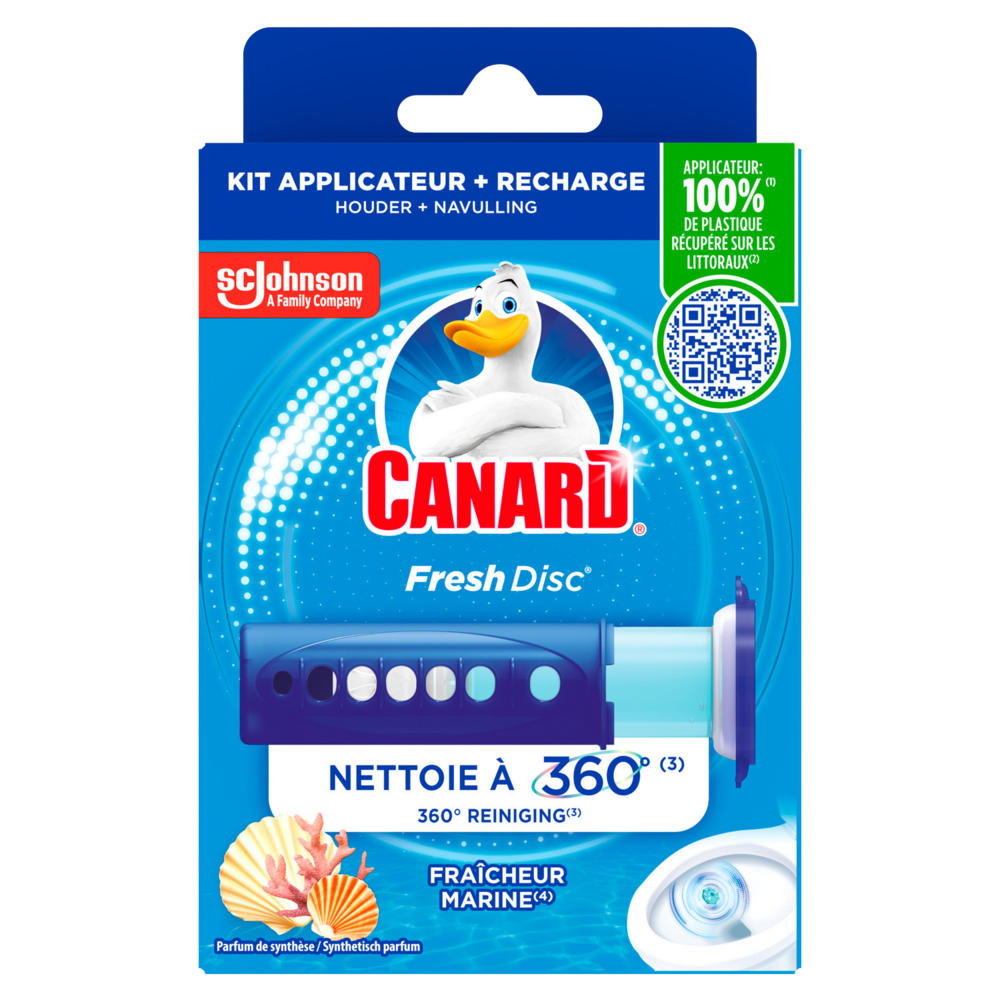 Kit fresh disc marine bloc nett.wc+1applicateur+1rech.CANARD