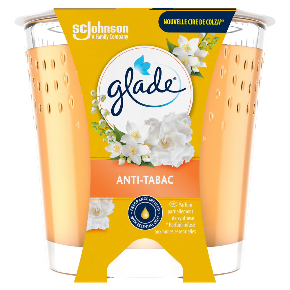 Bougie anti-tabac GLADE 112g