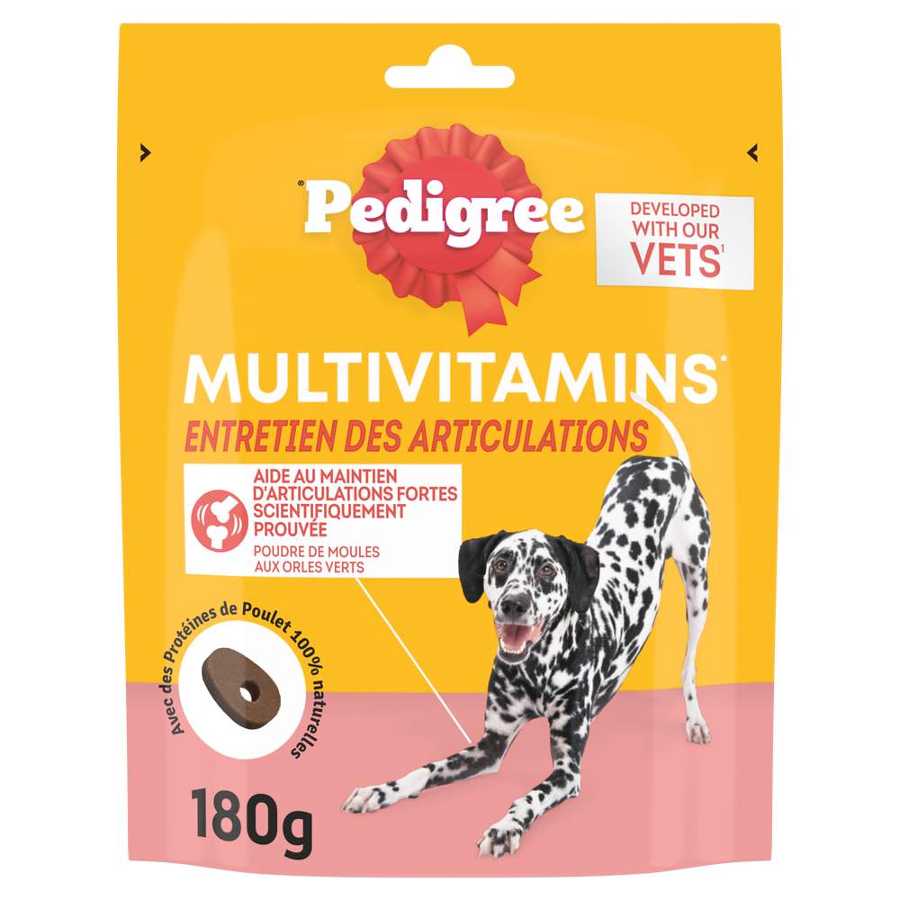 Aliment complémentaire chien Multivitamins Articulations PEDIGREE - 180g