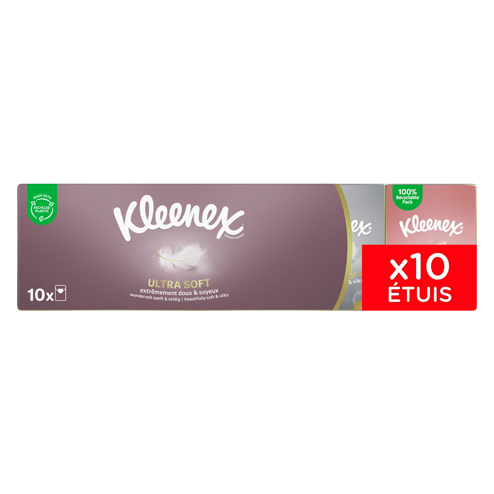 Mouchoirs ultra soft KLEENEX étui x10