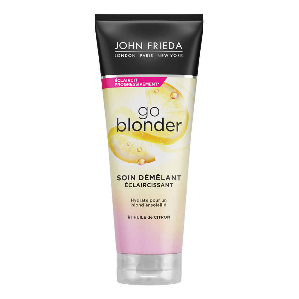 Soin cheveux démêlant éclaircissant Go Blonder JOHN FRIEDA, tube de 250ml