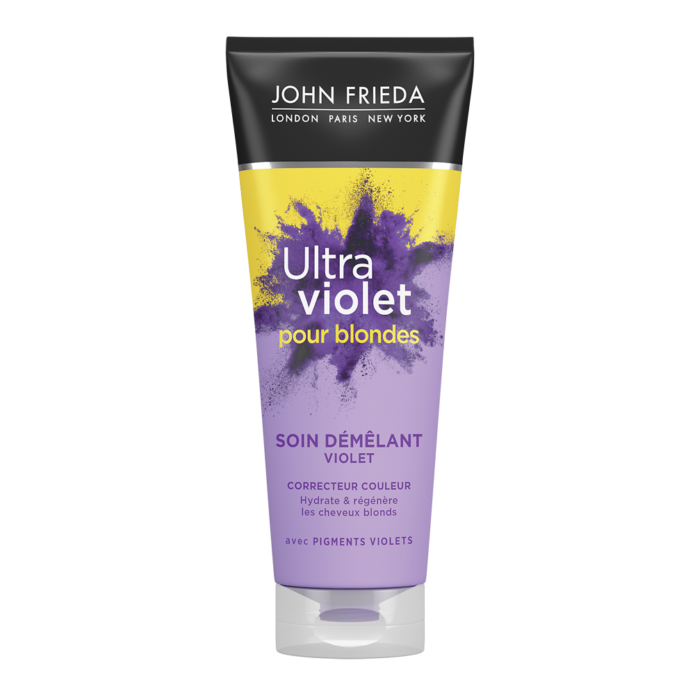 Soin cheveux démêlant ultra violet pour blondes JOHN FRIEDA 250ml