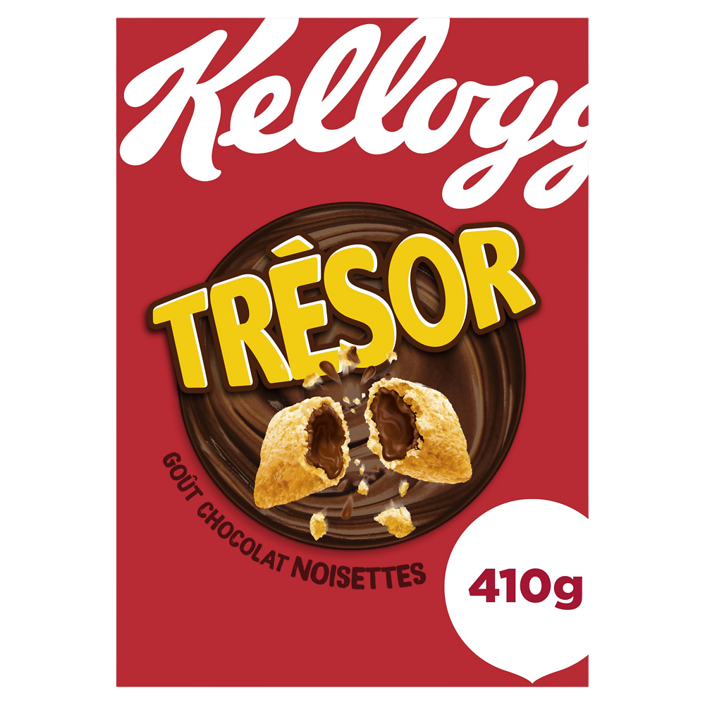 Céréales Trésor KELLOGG'S Chocolat Noisettes - 410g