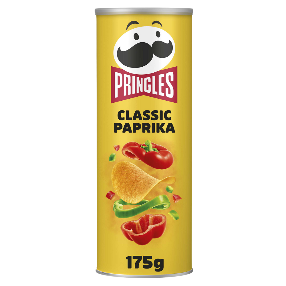 Chips tuiles Paprika PRINGLES - Boîte de 175g