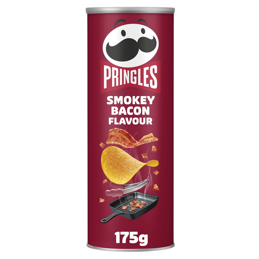 Chips tuiles Bacon PRINGLES - Boîte de 175g