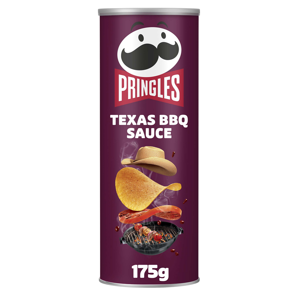 Chips tuiles  Texas Barbecue PRINGLES - Boîte de 175g