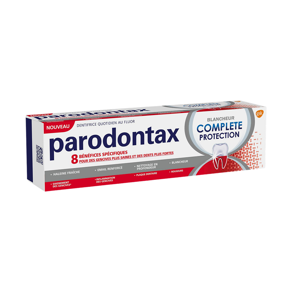 Dentifrice complète protection blancheur PARODONTAX, 75ml