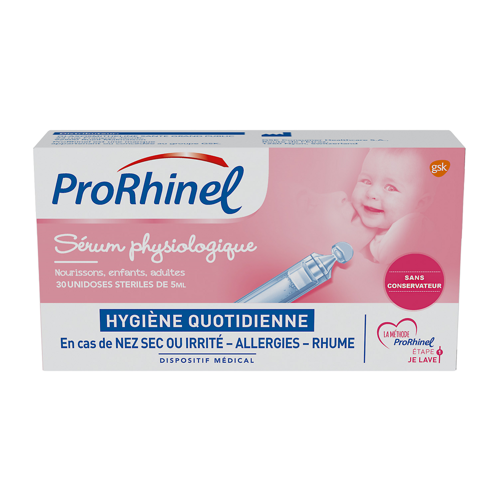 Sérum physiologique PRORHINEL 30x5ml