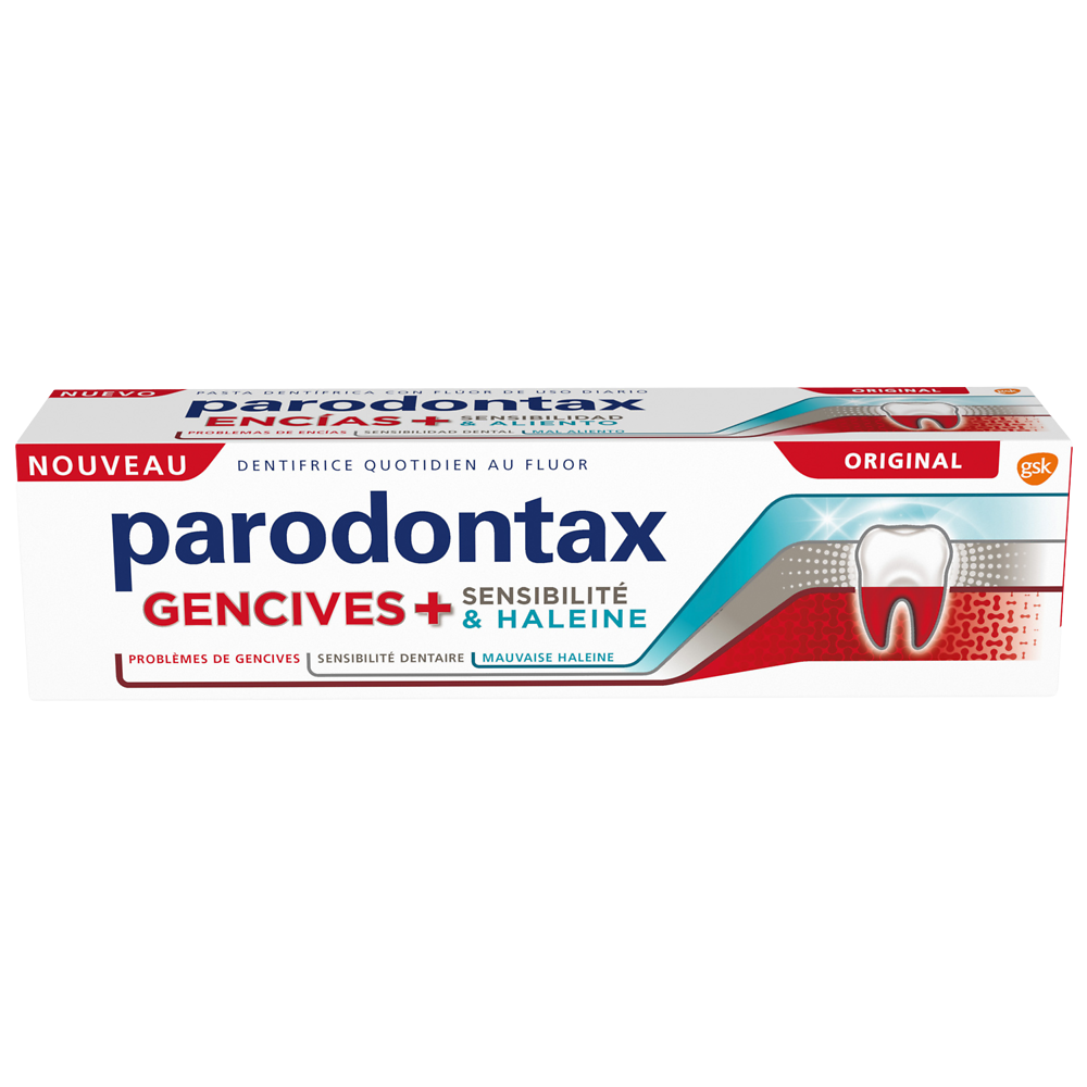 Dentifrice gencives+ sensibilité & haleine original PARODONTAX 75ml