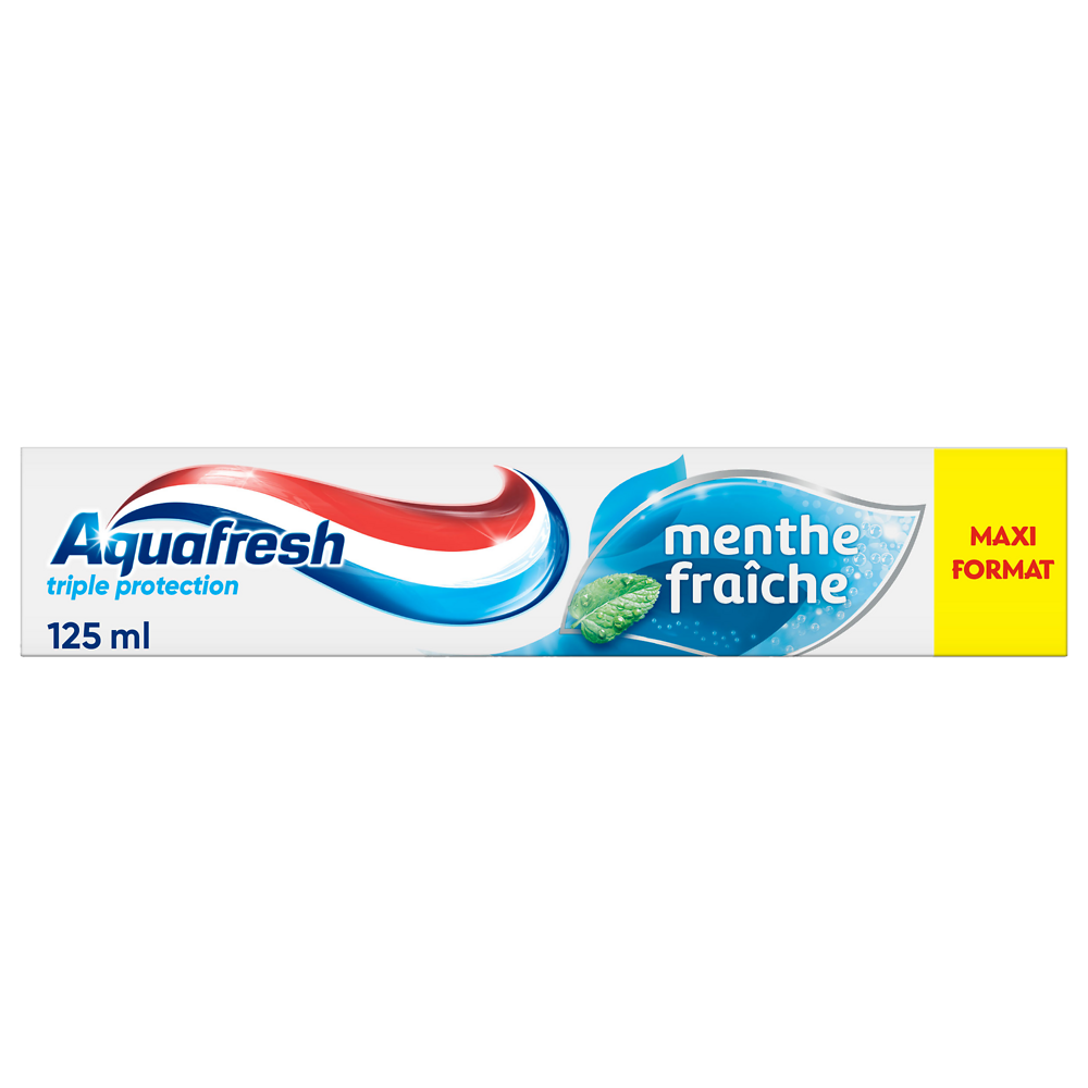 Dentifrice triple protection menthe fraîche AQUAFRESH x125ml