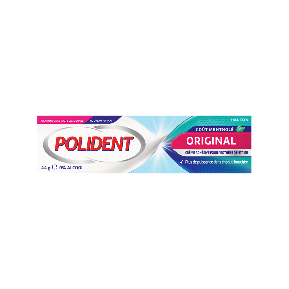 Crème fixative adhérence maximum original POLIDENT 0% 40g