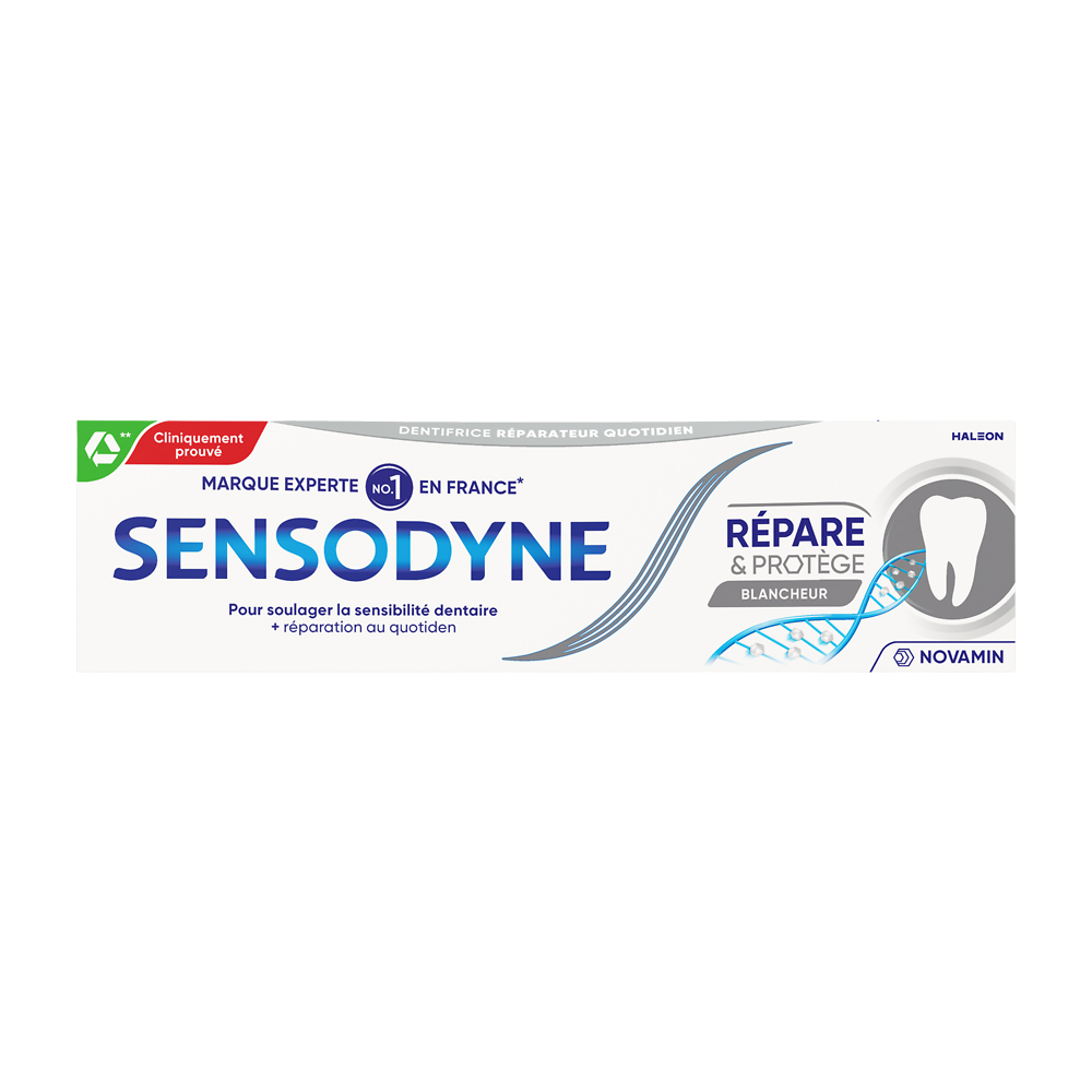 Dentifrice répare & protège blancheur SENSODYNE tube 75ml