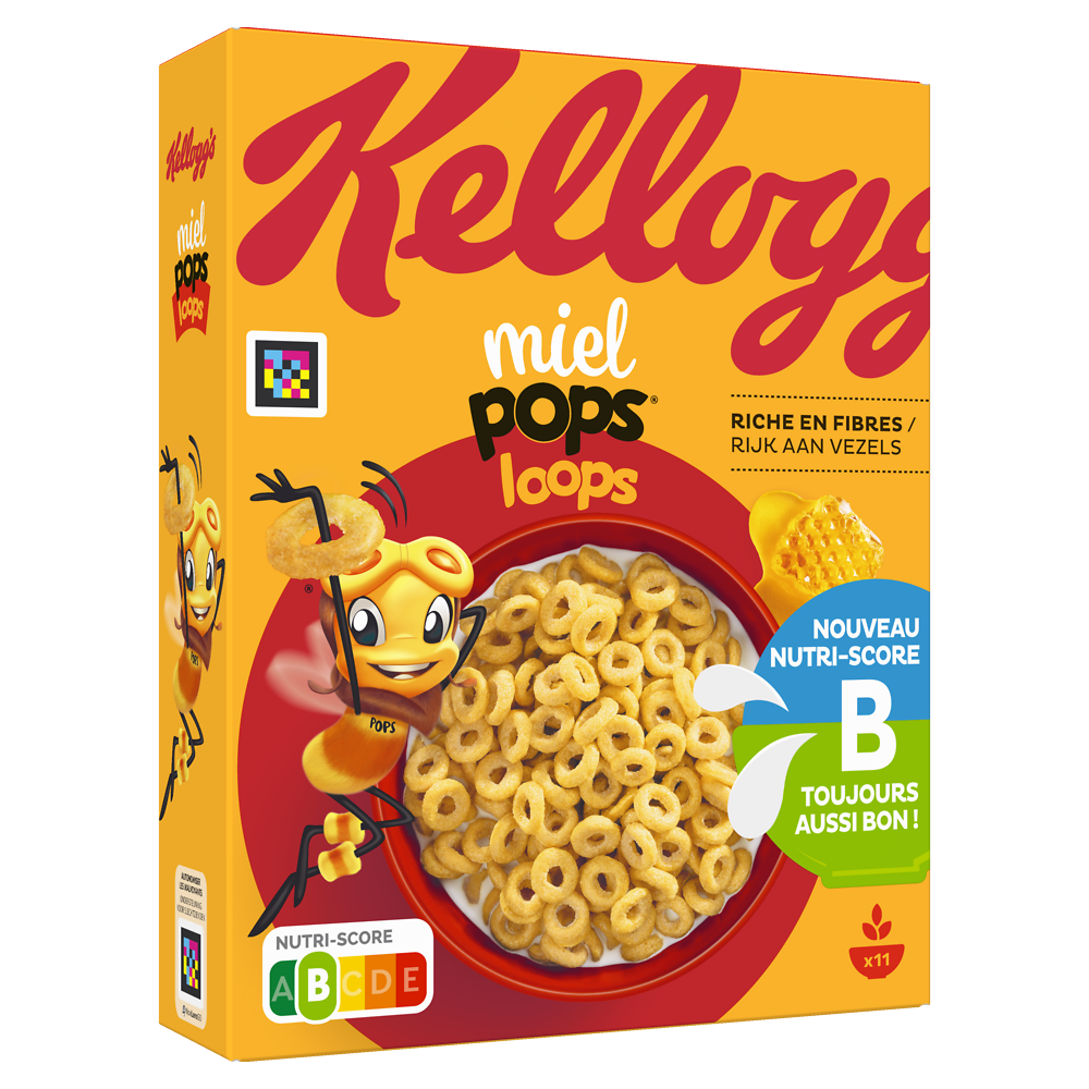 Céréales Miel Pops Loops KELLOGG'S - 330g