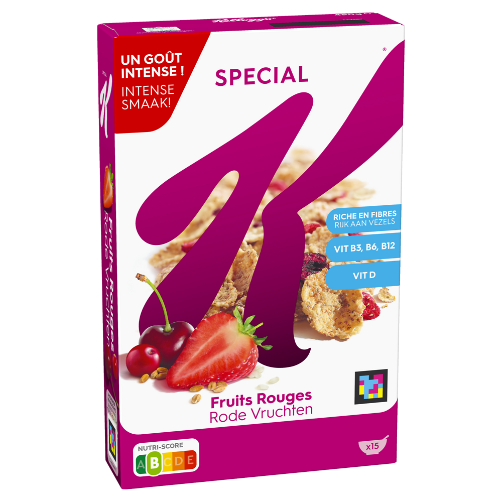 Céréales Special K KELLOGG'S Fruits Rouges - 450g