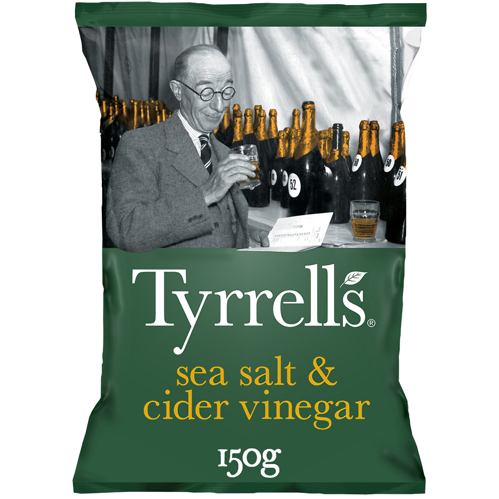 Chips vinaigre de cidre Tyrrell's 150g