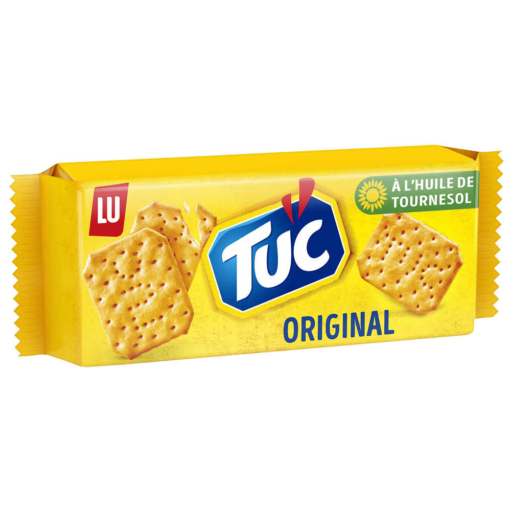 Biscuits apéritifs crackers salés Original TUC LU - Paquet de 100g