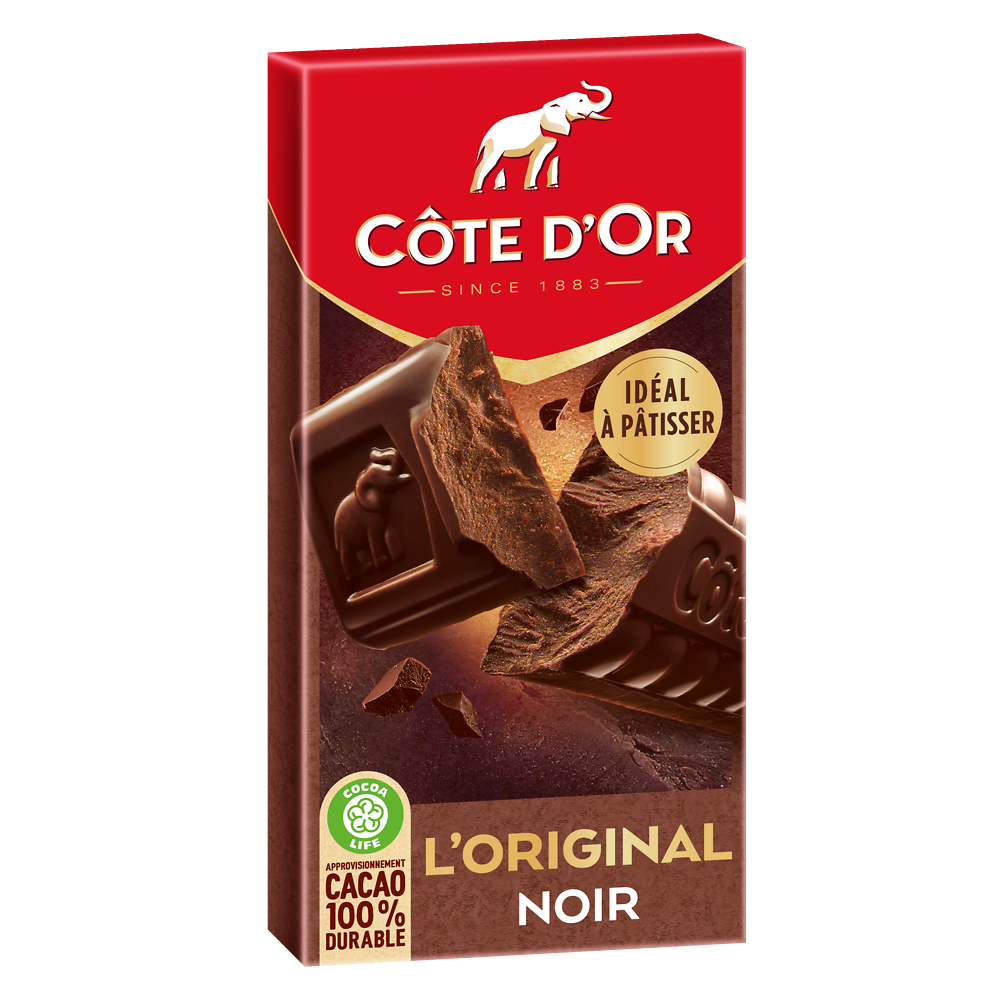 Chocolat noir L'Original COTE D'OR - Tablette de 200g