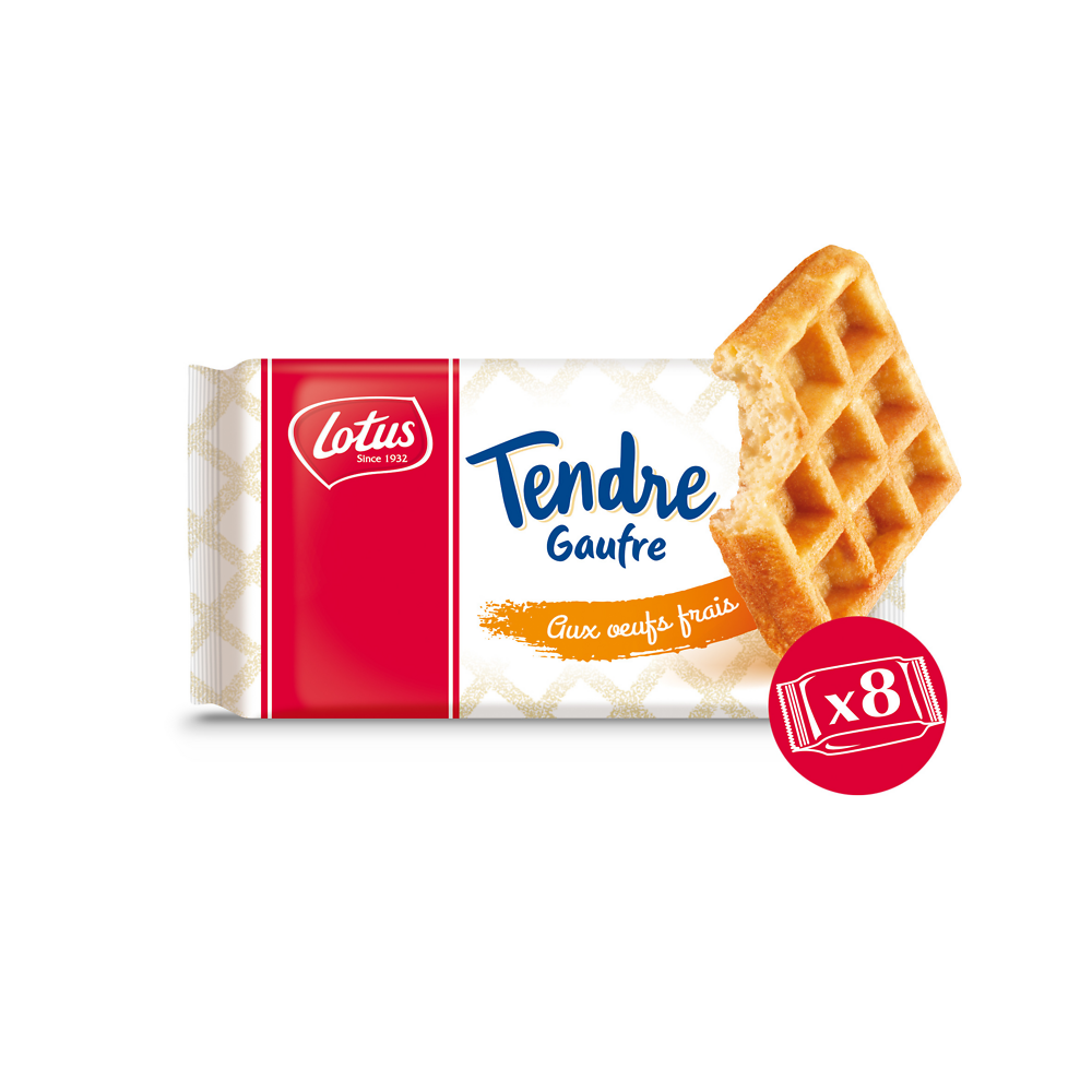 Tendre gaufre LOTUS BAKERIES 8x1pièce 224g