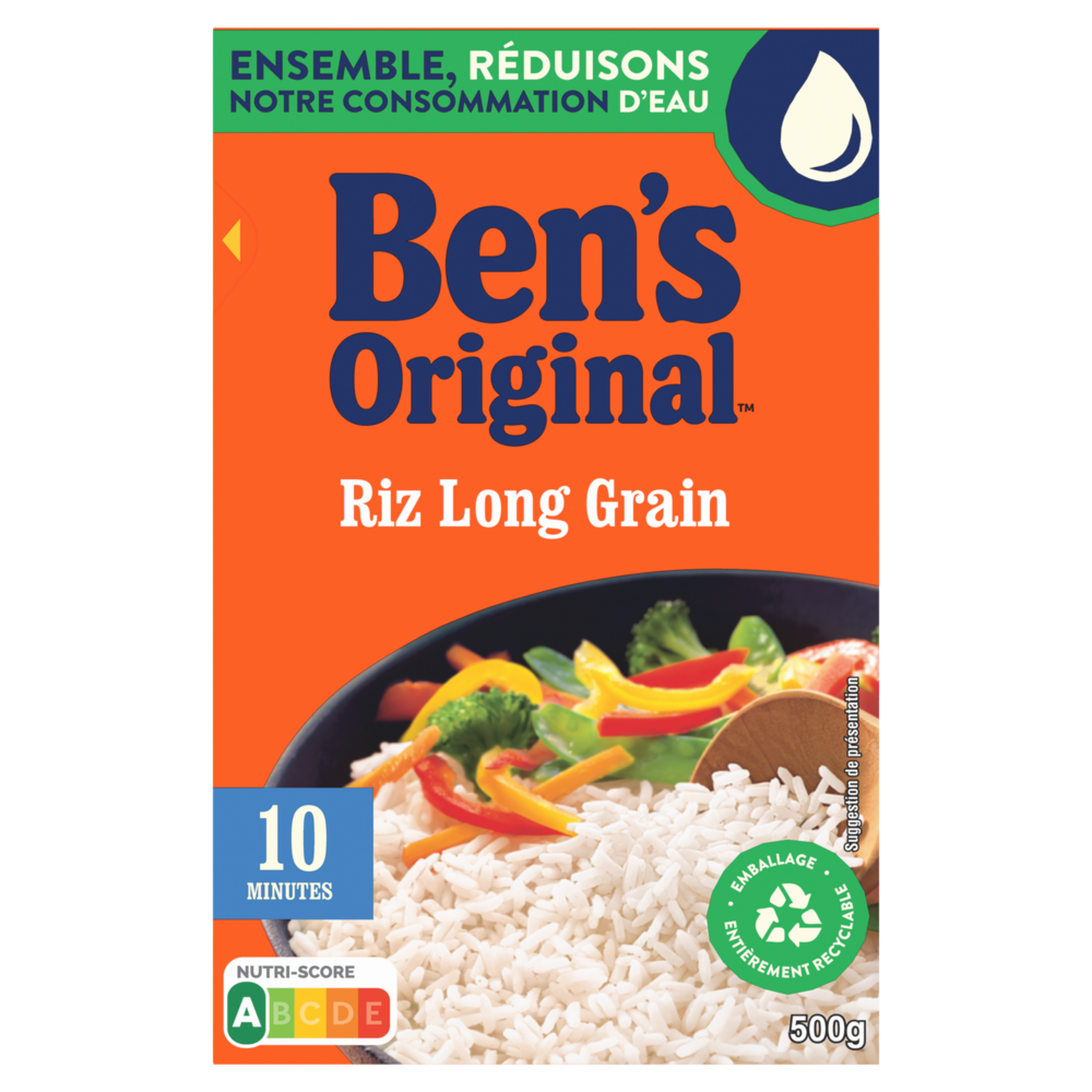 Riz Vrac Long Grain 10mn BEN'S ORIGINAL 500g