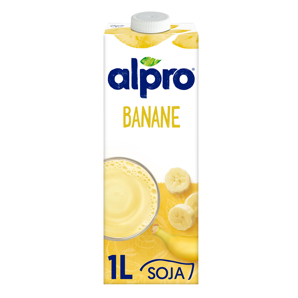 Boisson végétale soja banane ALPRO 1L