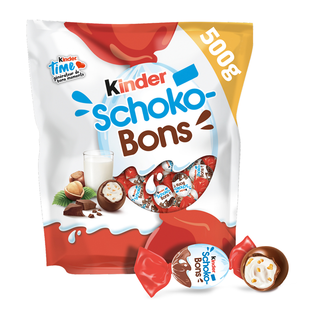 Schokobons oeufs KINDER, sachet de 500g