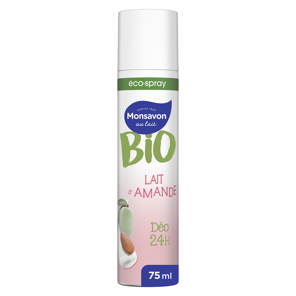 Deodorant lait d'amande bio MONSAVON spray 75ml