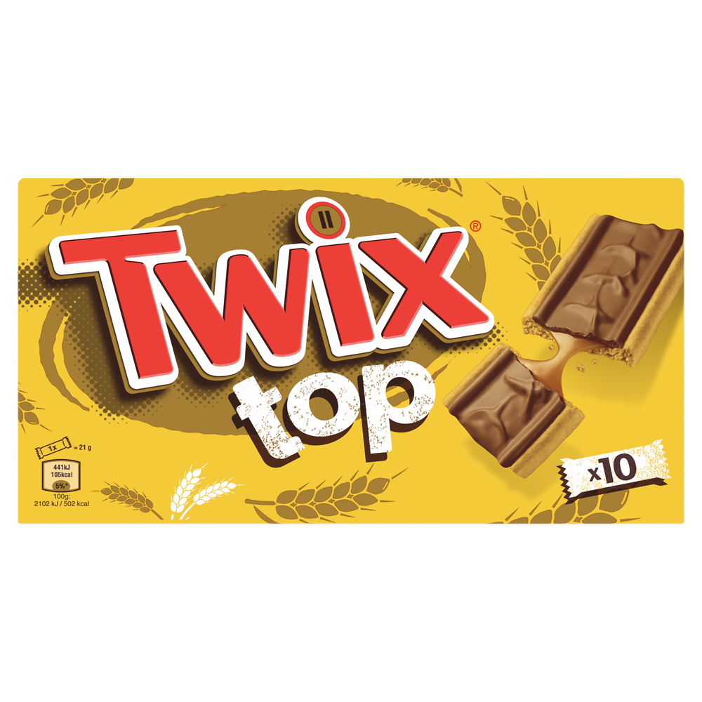 Biscuits TWIX top 210g