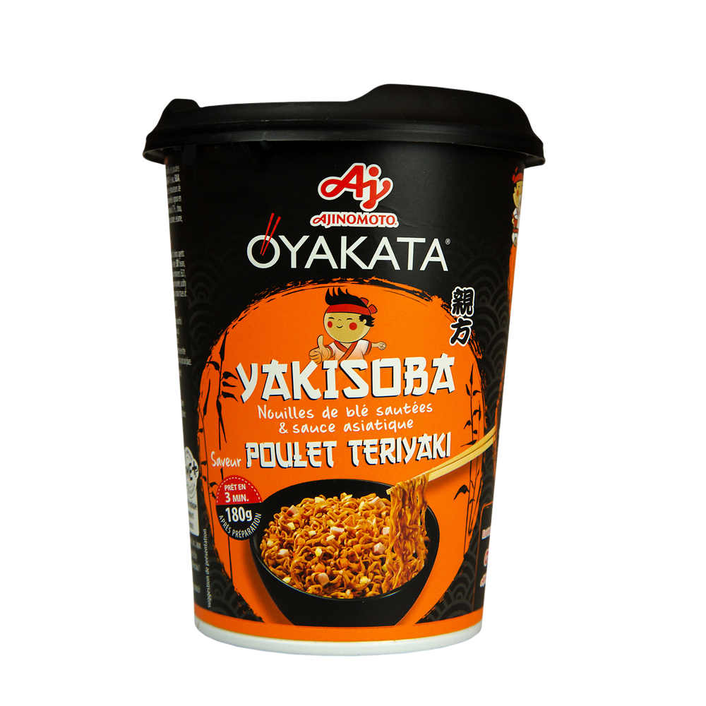 Nouilles sautées Yakisoba poulet teriyaki OYAKATA 96G