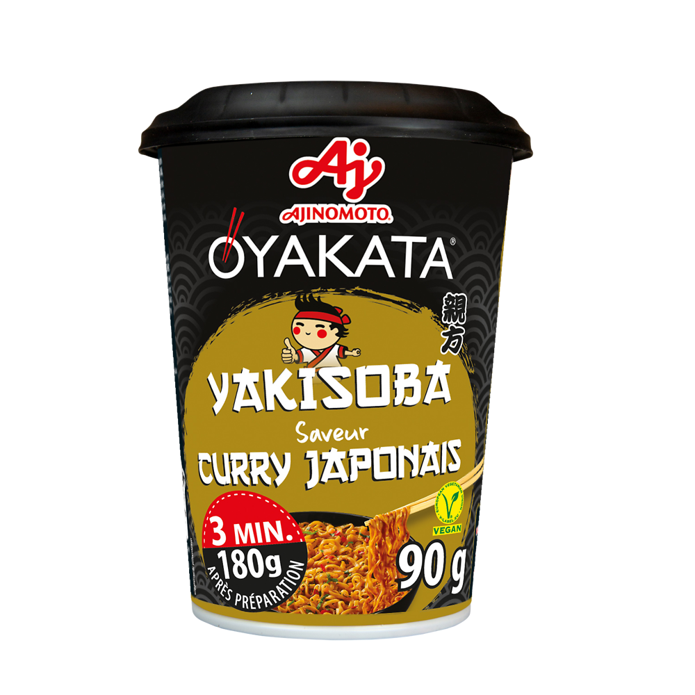 Nouilles sautées Yakisoba curry japonais OYAKATA 90G