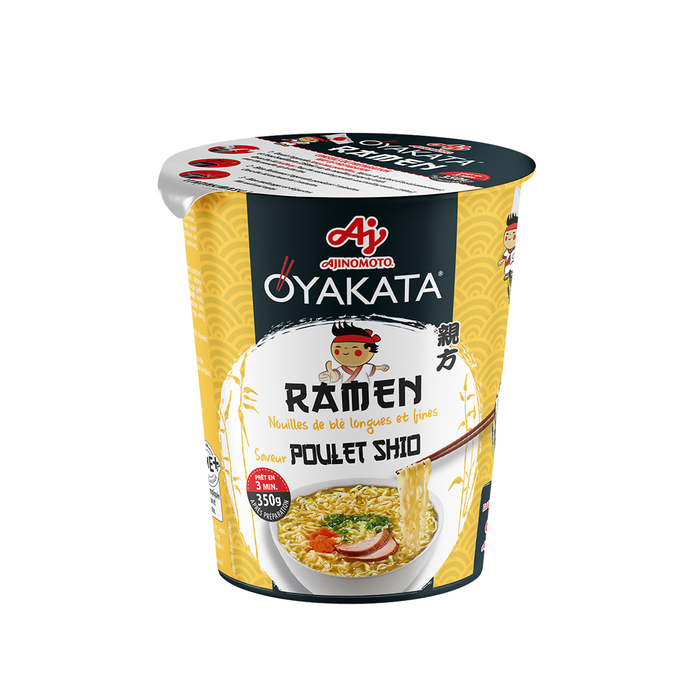 Ramen poulet shio OYAKATA en cup 63G