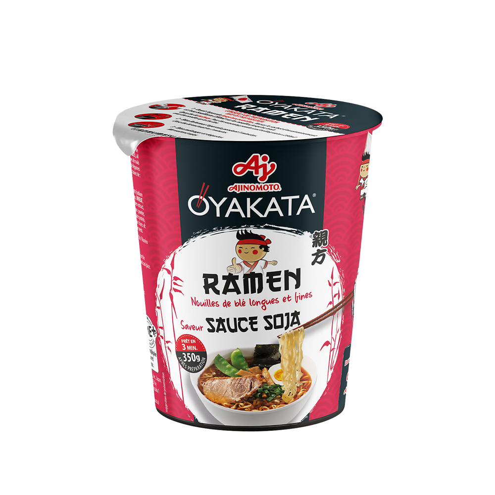 Ramen sauce soja OYAKATA en cup 63G