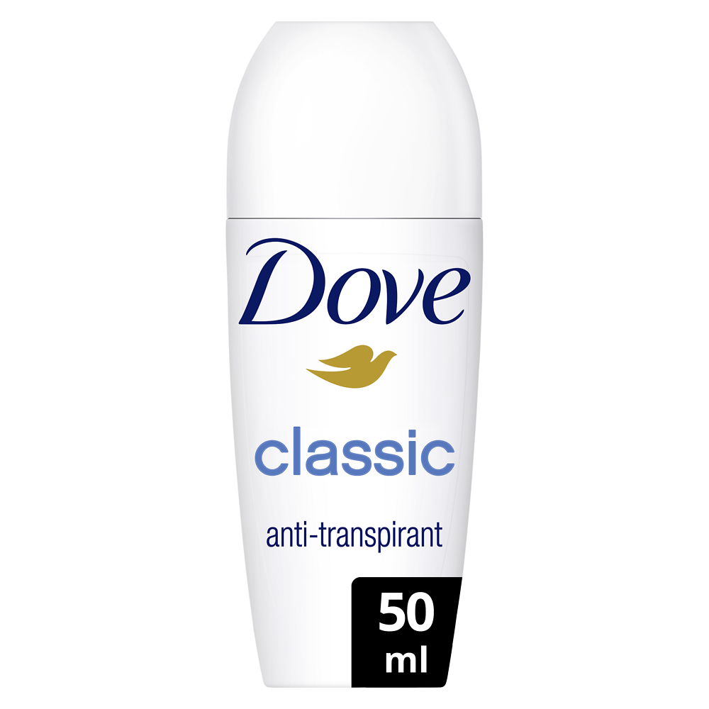 Déodorant anti-transpirant classic DOVE bille 50ml