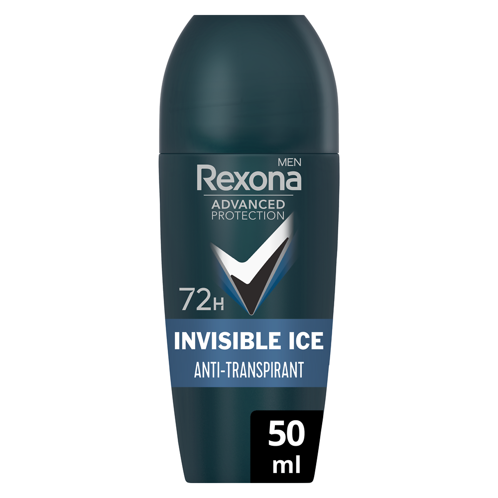 Déodorant invisible ice 72h men bille REXONA 50ml